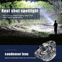 Portable G3 Tactical Rechargeable LED Flashlight