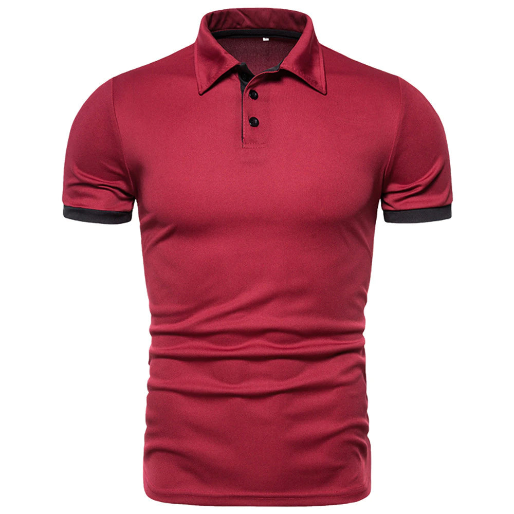 Mens Casual Short Sleeve Slim Fit T-Shirt Sports Tops Golf Tennis Tee Sportswear