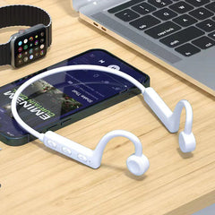 Air Conduction KS19 Wireless Bluetooth Headphones Sport TWS Bluetooth Neckband Headset Hearing Aids Earphones Handsfree With Mic