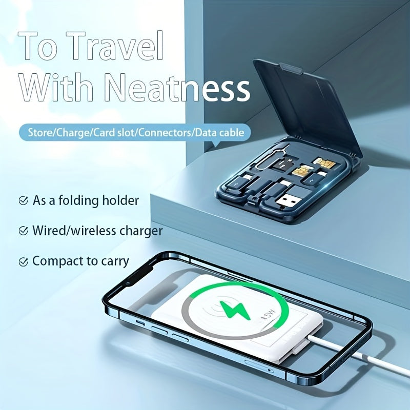 Multi-Functional Wireless Charger and Phone Cable Holder
