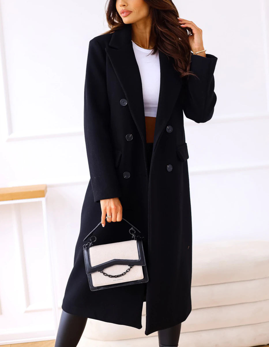 Women's Long Sleeve Elegant Coat