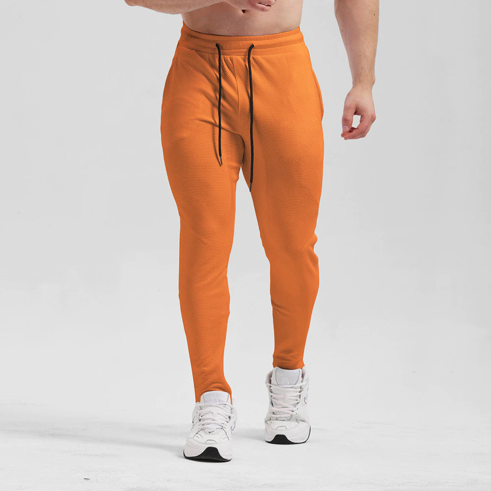 Men's Fitness Outdoor Casual Mesh Breathable Close-fitting Sports Pants