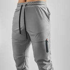 Men's All-condition Elastic Jogger Pant with Zipper Design