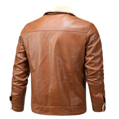 Men's PU Leather Jacket Men's Leather Jacket Men's Brand Men's Clothing