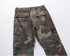 M.O.I Washed Distressed Camouflage Men's Cargo Pant