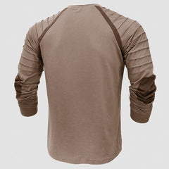 Men's Outdoor Long Sleeve Henley Shirt