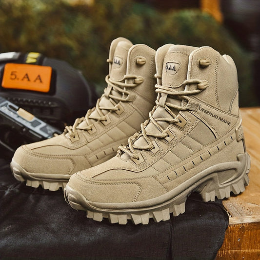 Men's Boots Wear-resistant Non-slip Combat Boots For Outdoor Hiking Trekking