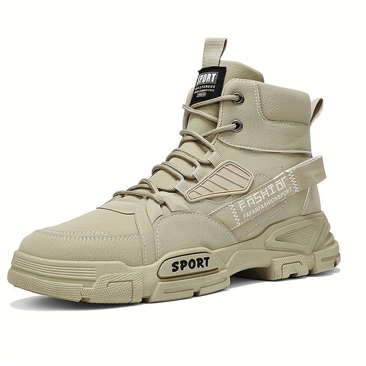 Men's Tactical High Top Boots - Durable & Stylish Outdoor Shoes
